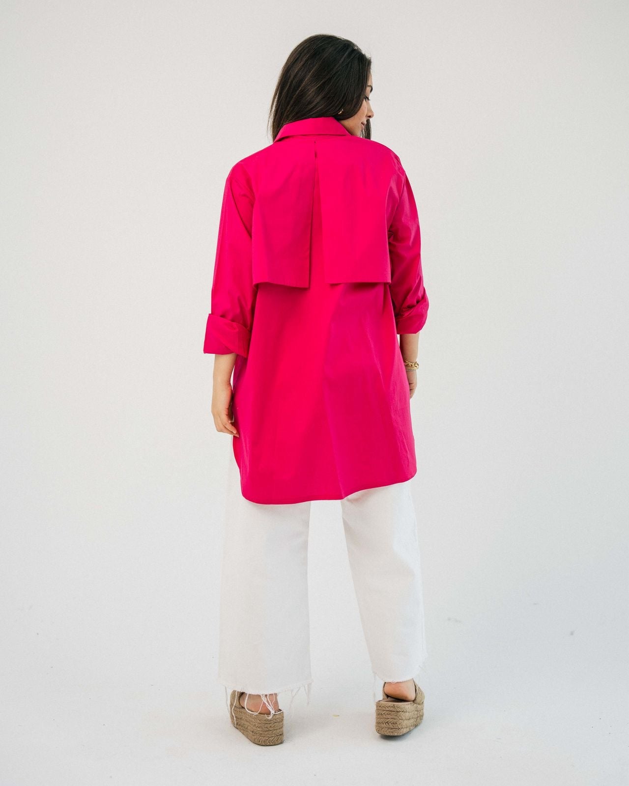 High Low Chemise Pink