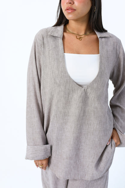 Breezy Linen Greish Set