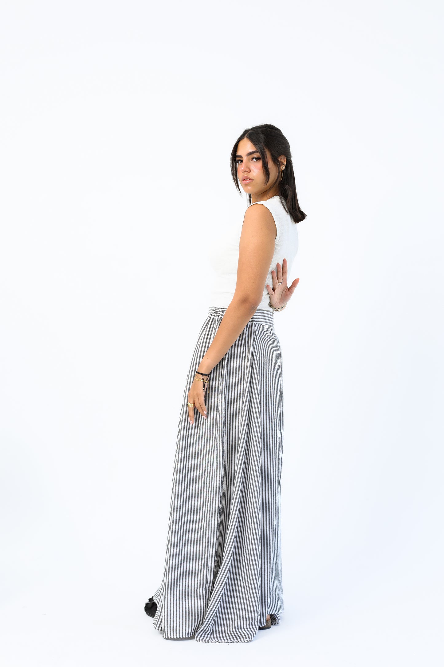 Greyline Linen Skirt