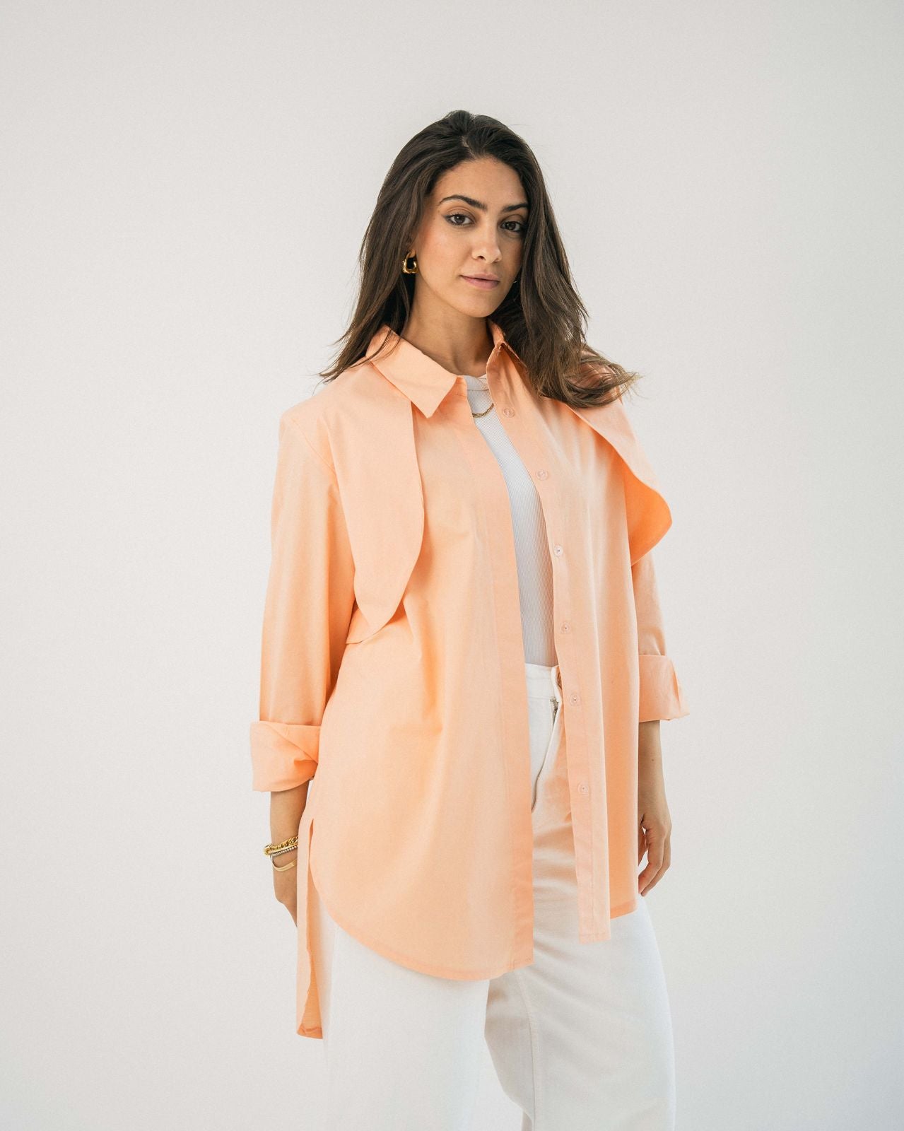 High Low Chemise Orange