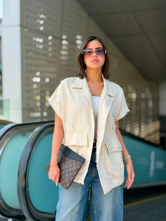 Linen Vest